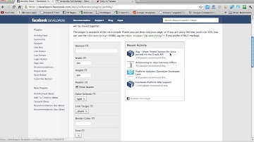 Facebook Social Plugins