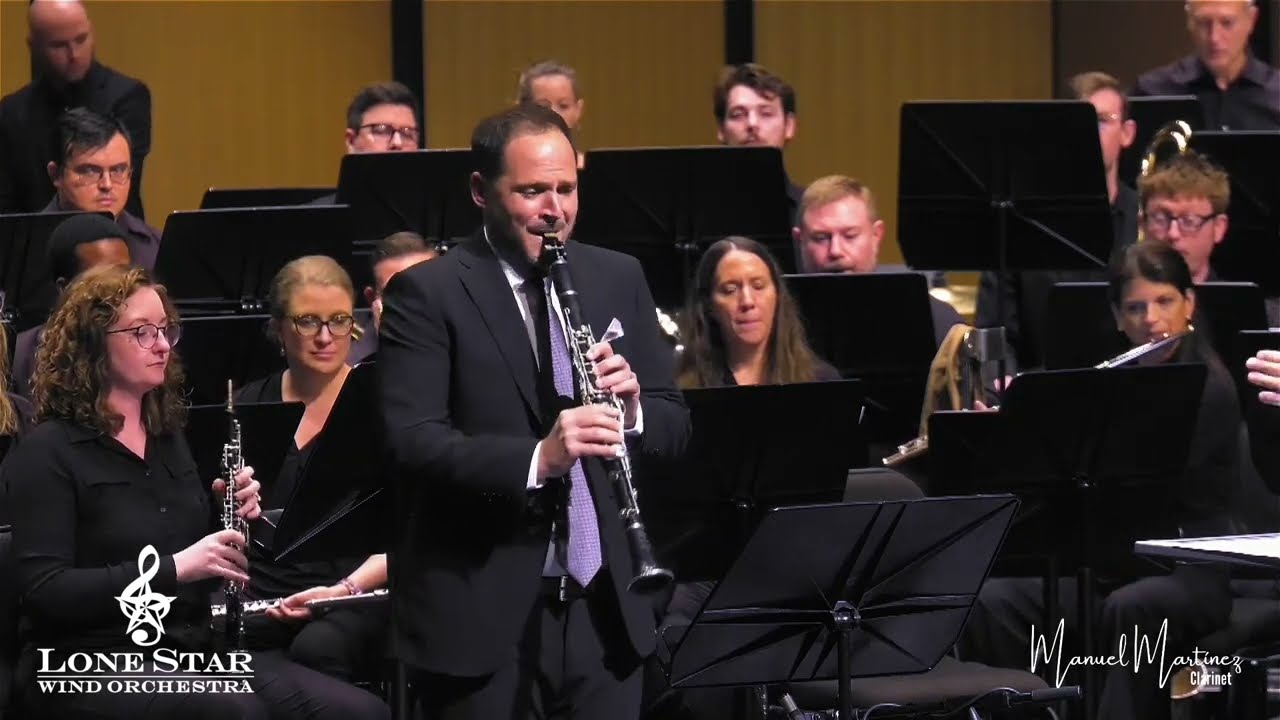 Lone Star Wind Orchestra | Clarinet Concerto "Divine Mischief" by John Mackey