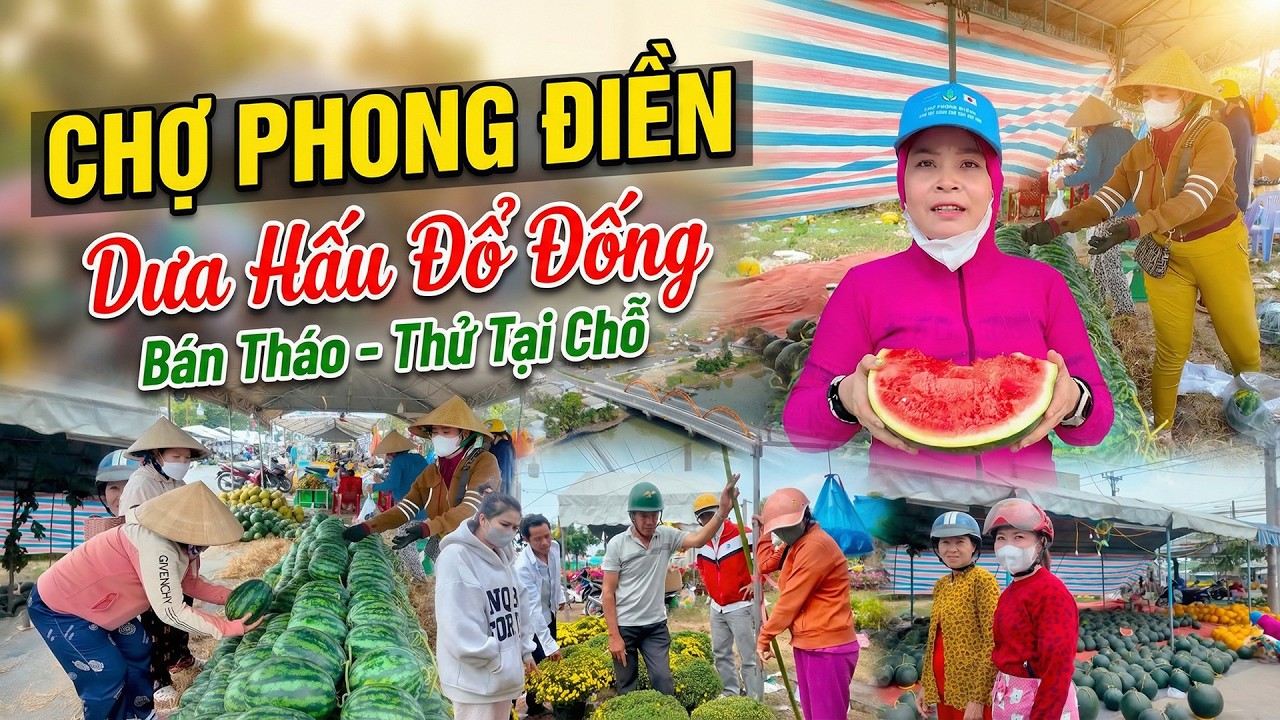 Cần Thơ Sập Giá Tết 2026! Chợ Phong Điền – Xứ Sở Trái Cây Vỡ Trận