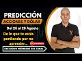 EN QUE NIVEL TERMINARÁ EL COLCAP Y EL DOLAR AGOSTO DE 2025 EN COLOMBIA ?