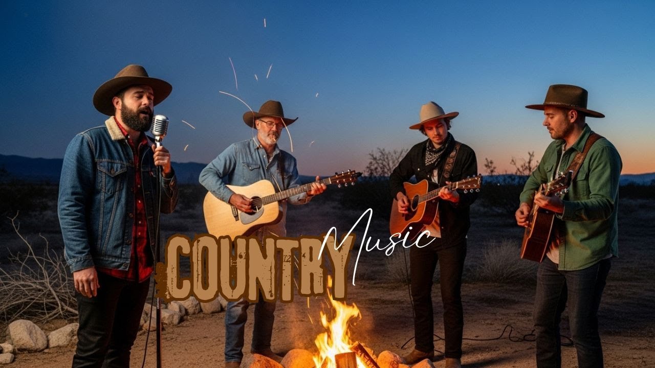 Acoustic Country Campfire Songs 🔥🎸 | Classic Western Night Vibes