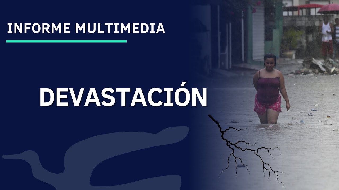 La devastación que dejo el huracán Melisa