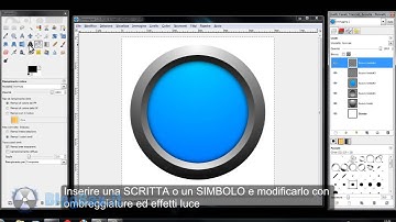 logBox - GIMP Tutorial - How to draw 3D button with GIMP - Come creare pulsante 3D