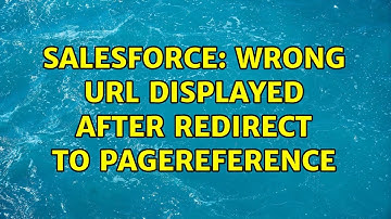 Salesforce: Wrong Url displayed after redirect to PageReference
