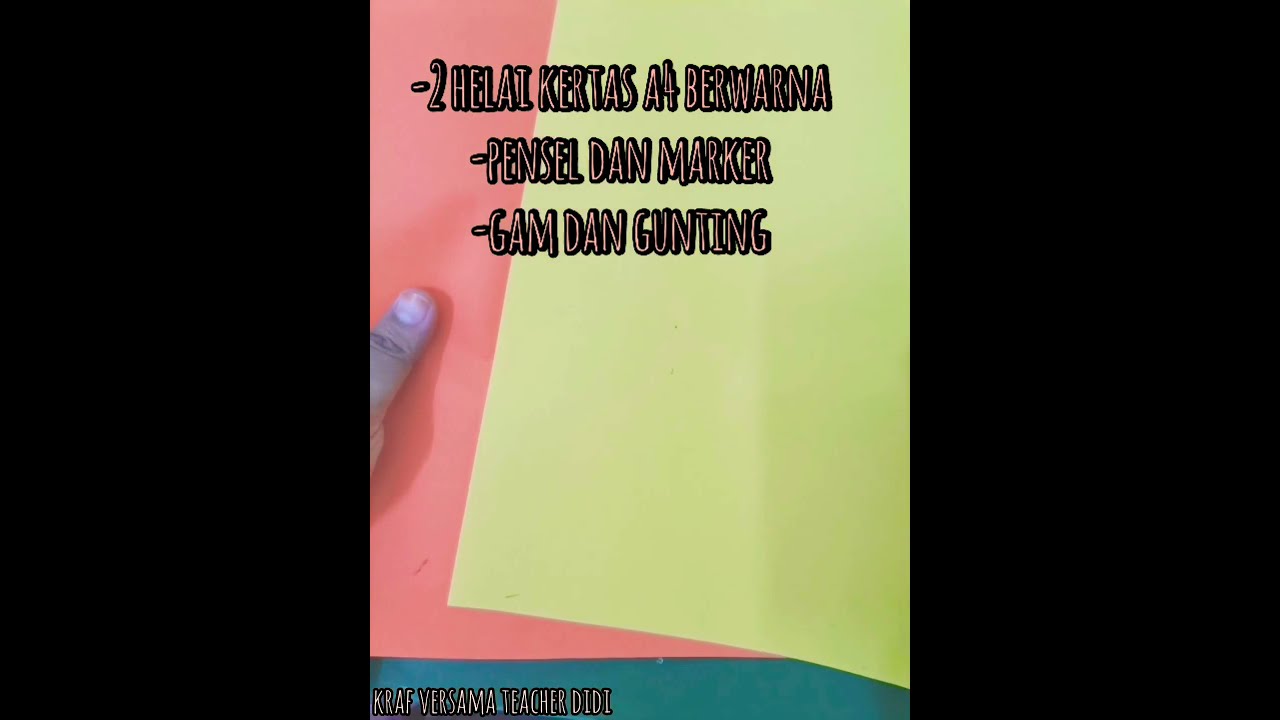 Kraf Mudah Pra Sekolah Rama Rama Saya Tekapan Tapak Tangan Youtube
