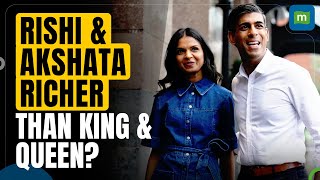 UK PM Rishi Sunak & Wife Akshata Murty Surpass King Charles In Wealth | 2024 Rich List