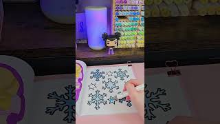 Coloring some cute Snowflakes