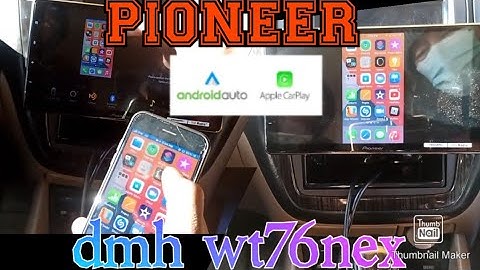 pioneer DMH wt76nex HDMI mirror screen,iphone,Android phone apple carplay android auto wireless