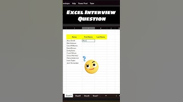Flash Fill in Excel | Flash Fill | Excel Interview Questions | Advance Excel #excel  #exceltips
