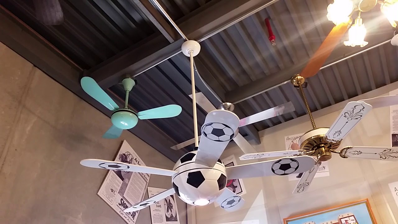 Fanimation Soccer Ball Ceiling Fan Youtube