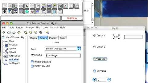 Label and Input field widgets