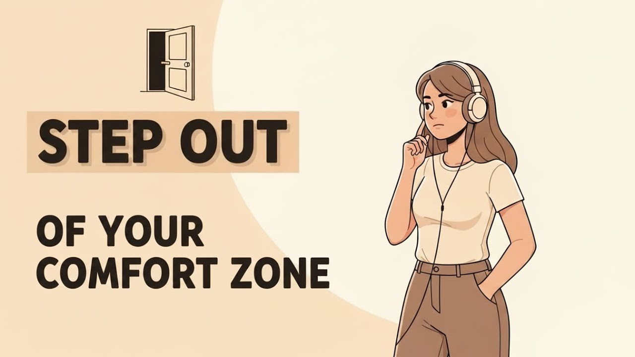 Step Out of Your Comfort Zone — Learn English with Easy Podcast