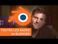 MEGA TUTO : Les BASES de BLENDER - 3H de formation gratuite pour débutant sur Blender 4 en français