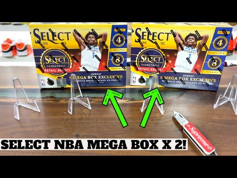 2020-21 Panini Prizm / Select 2ボックスセット 2020/21 Panini Select Basketball Mega Box X 2! - YouTube
