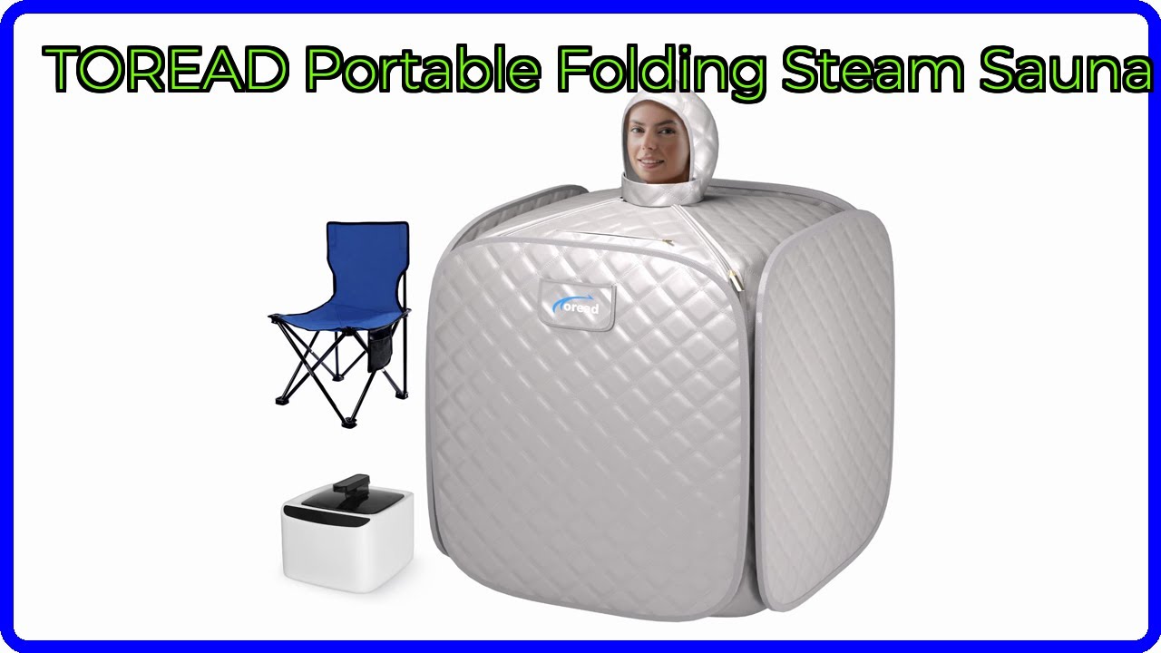 REVIEW (2026): TOREAD Portable Folding Steam Sauna. ESSENTIAL details.