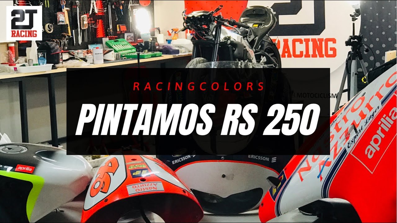 Pintamos APRILIA RS 250 con RACINGCOLORS