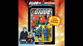 SUPER 7 EXCLUSIVE MARVEL G I JOE #1 COMIC REACTION COBRA COMMANDER FIGURE UNBOXING X REVIEW