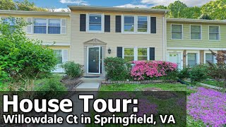 MLS House Tour: 8171 Willowdale Ct. in Springfield, VA - Nicely Updated Townhome in Newington Forest