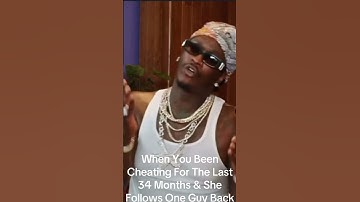 When You Been Cheating For The Last 34 Months & She Follows One Guy Back #fyp #cheater #cheaters