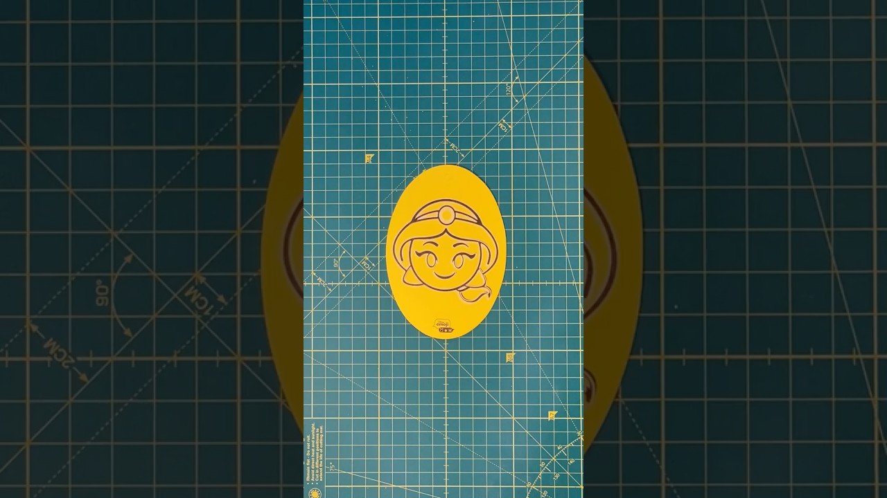 Princess Jasmine Emoji Sand Painting – So Satisfying! 👸🌟 