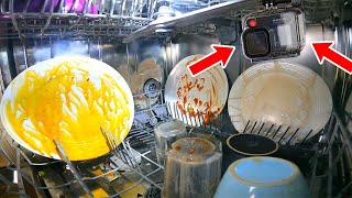 I Put A Camera Inside A Dishwasher, This Happened!