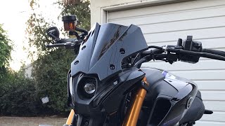 2022 Yamaha MT-09 SP Ermax Hypersport Screen/Fairing #mt09 #mt09sp