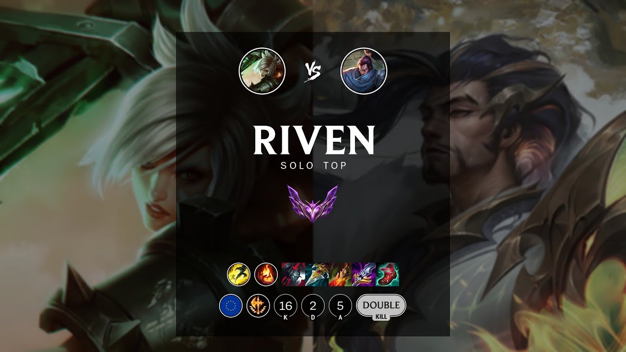 Riven Top vs Yasuo - EUW Master Patch 12.10