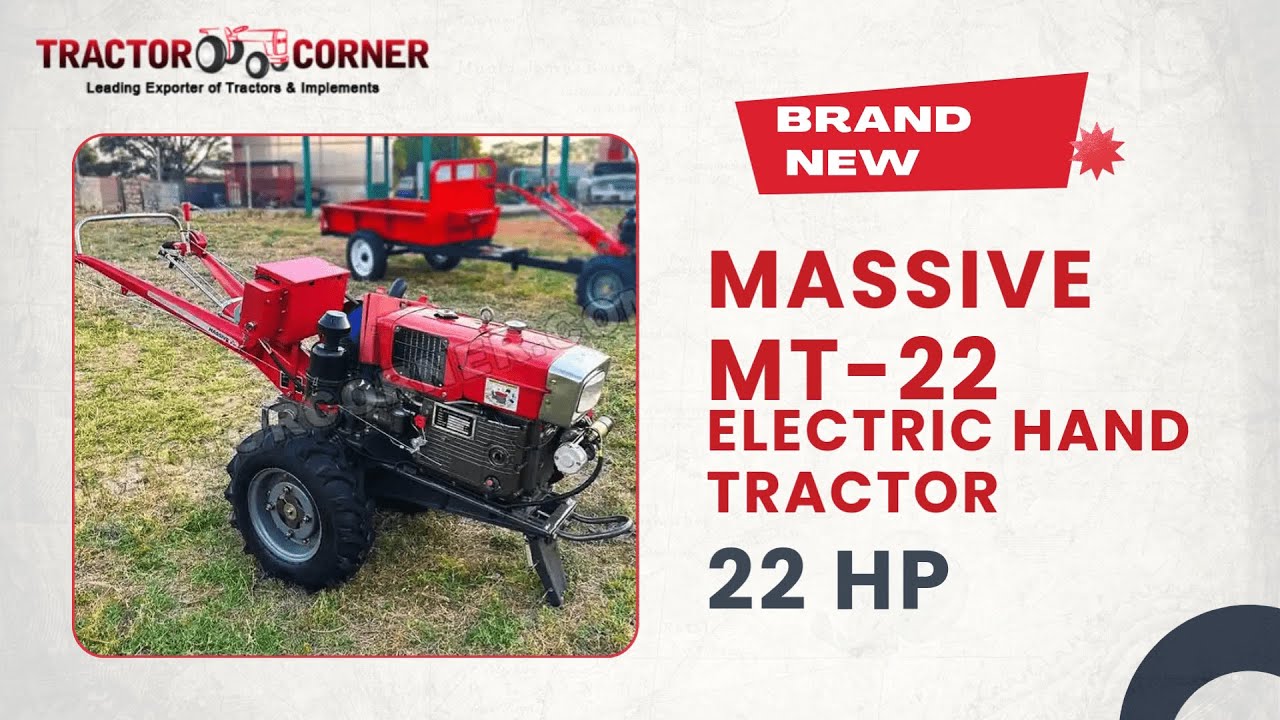 Massive Mt-22 Electric Walking Tractor