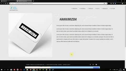 Bootstrap 4 ile Sıfırdan Site Yapıyoruz Ders6 - Bootstrap 4 Responsive About Us Web Page Oluşturma