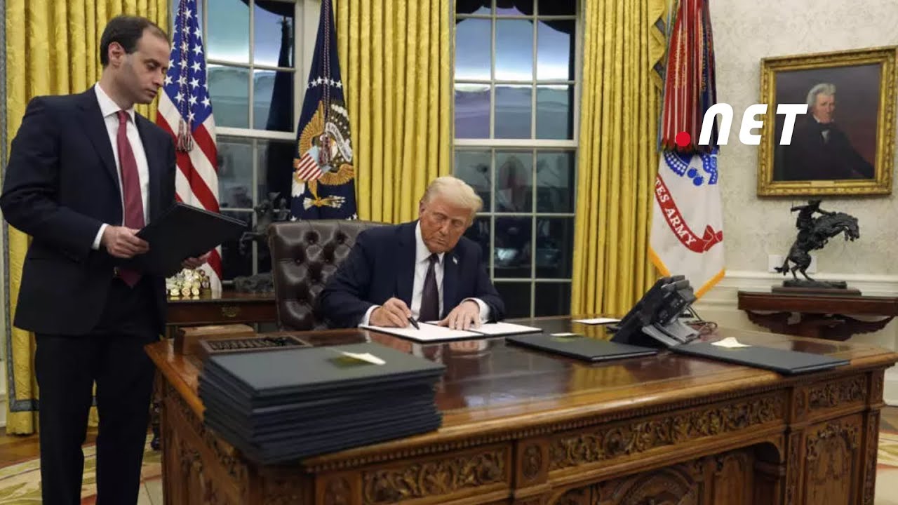 Donald Trump signe le retrait des États Unis de l’Organisation mondiale de la santé