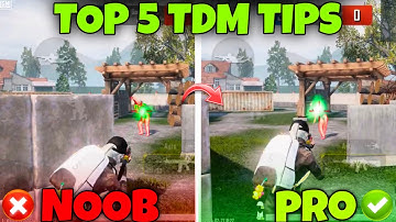 BGMI TOP 5 TDM TIPS | TDM Tips and tricks | Secret of TDM 🔥