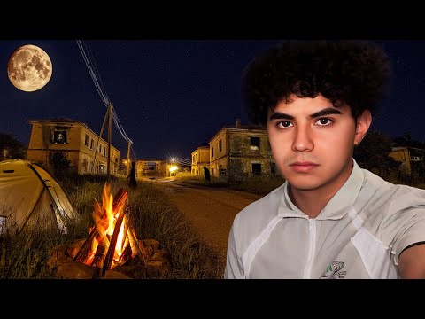 SOBREVIVIENDO una noche en Un PUEBLO FANTASMA ☠️