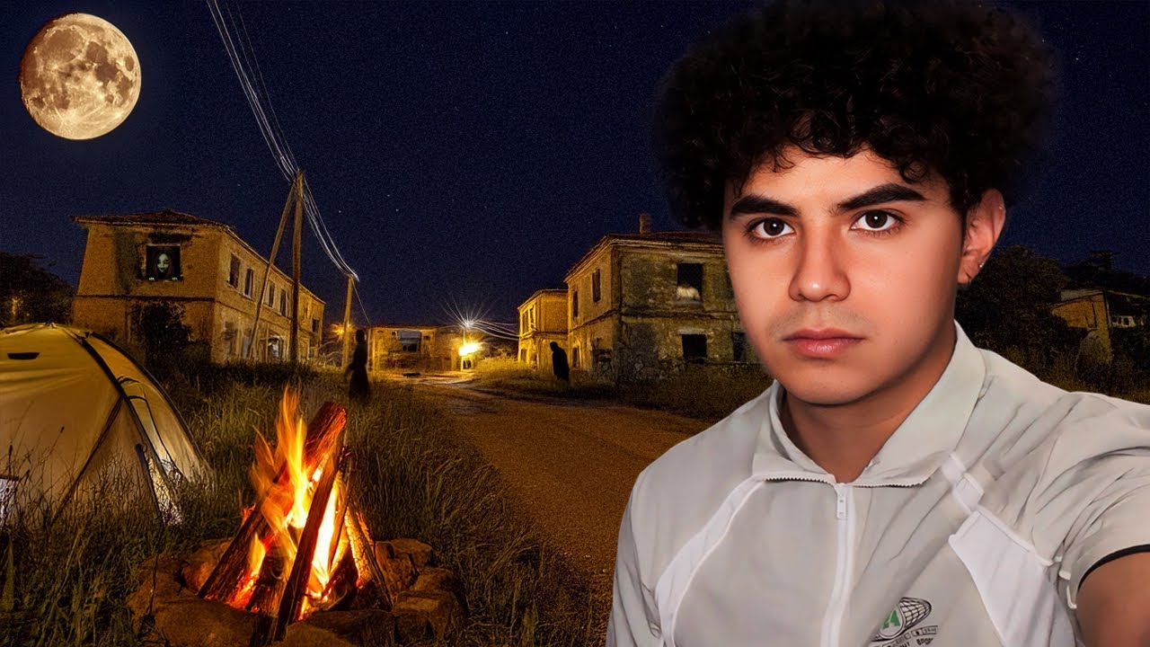 SOBREVIVIENDO una noche en Un PUEBLO FANTASMA ☠️