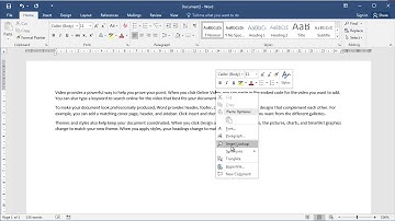 Microsoft Word 2016 - Using Smart Lookup