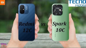 xiaomi redmi 12c  vs tecno spark 10c