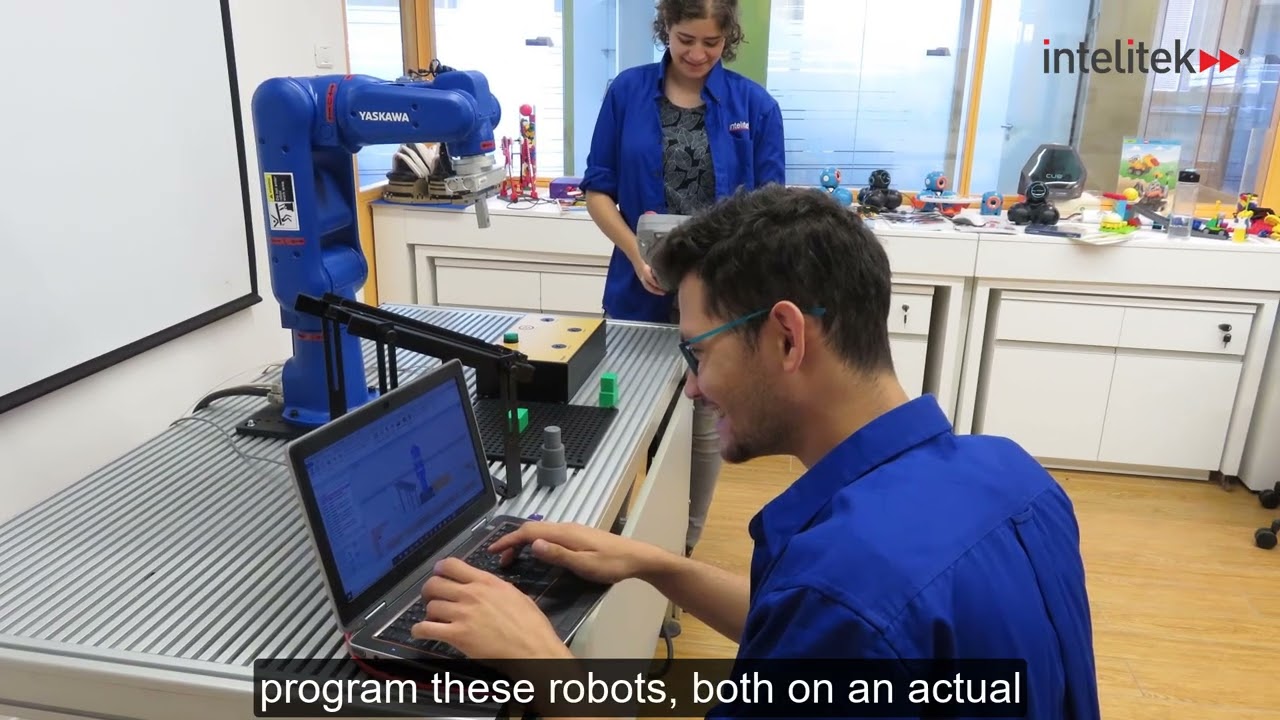 Intelitek's Industrial Robotics Course Series: With RoboCell and Yaskawa Industrial Robots