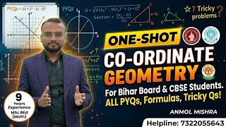 CO-ORDINATE GEOMETRY (CLASS : 10TH) BSEB & CBSE