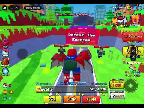 Roblox +1 Spider Evolution