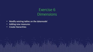 Jet Analytics Basic - Exercise 6 Dimensions