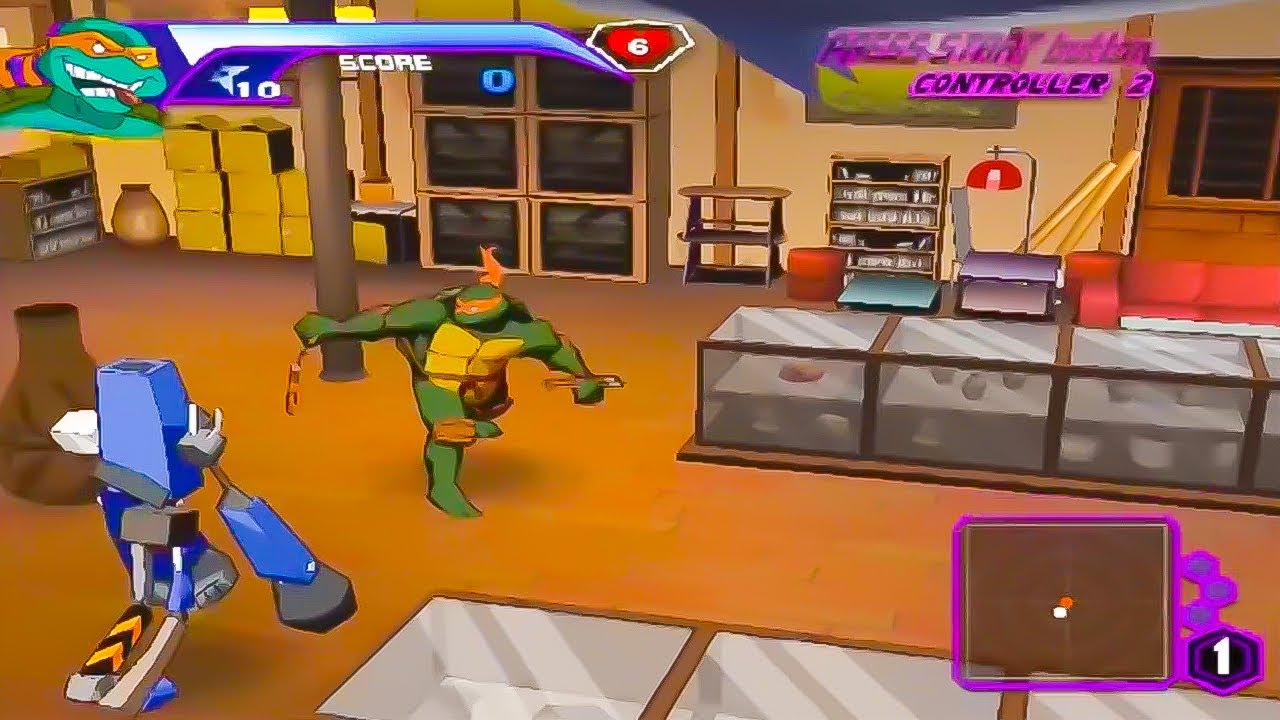 Teenage Mutant Ninja Turtles - Stage 2 - Area 1