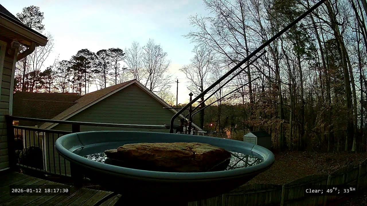 Deck Cam - Pre-Spring Camera Test