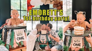 Emorett's 1st Birthday Party & 12 Month Update!