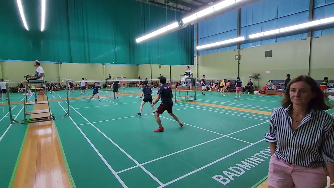 Chibi Titans vs MBADX Lighthouse (XD2) - Badminton Veterans 2024 (Geelong)