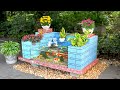 Self-build amazing aquarium from cement | Cement craft ideas