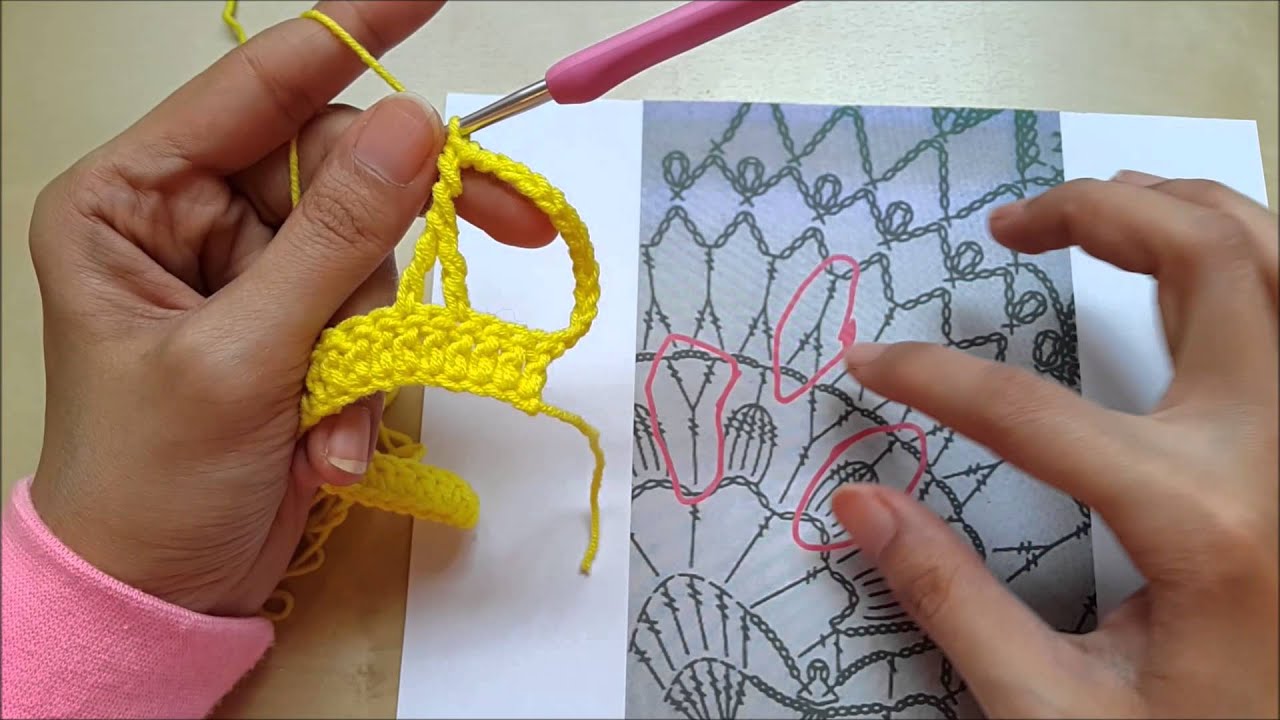 شرح بعض غرز الكروشيه المعقدة