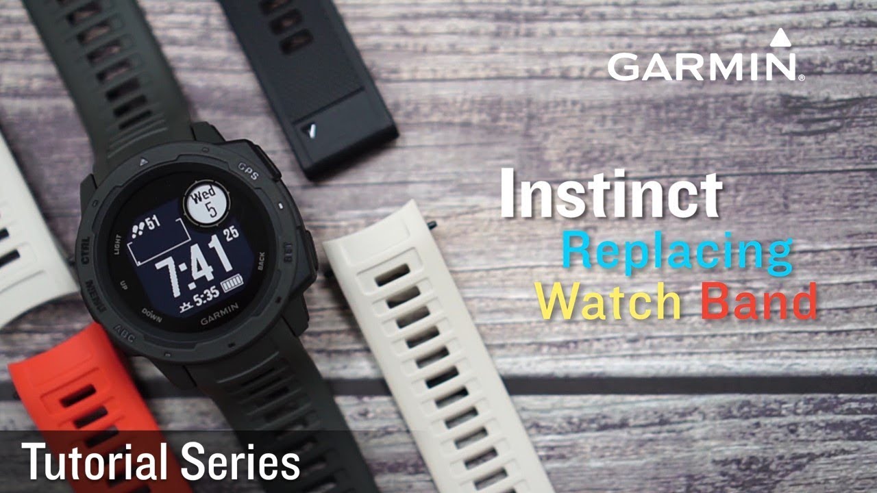 Tutorial - Instinct: How To Your Watch Band - YouTube