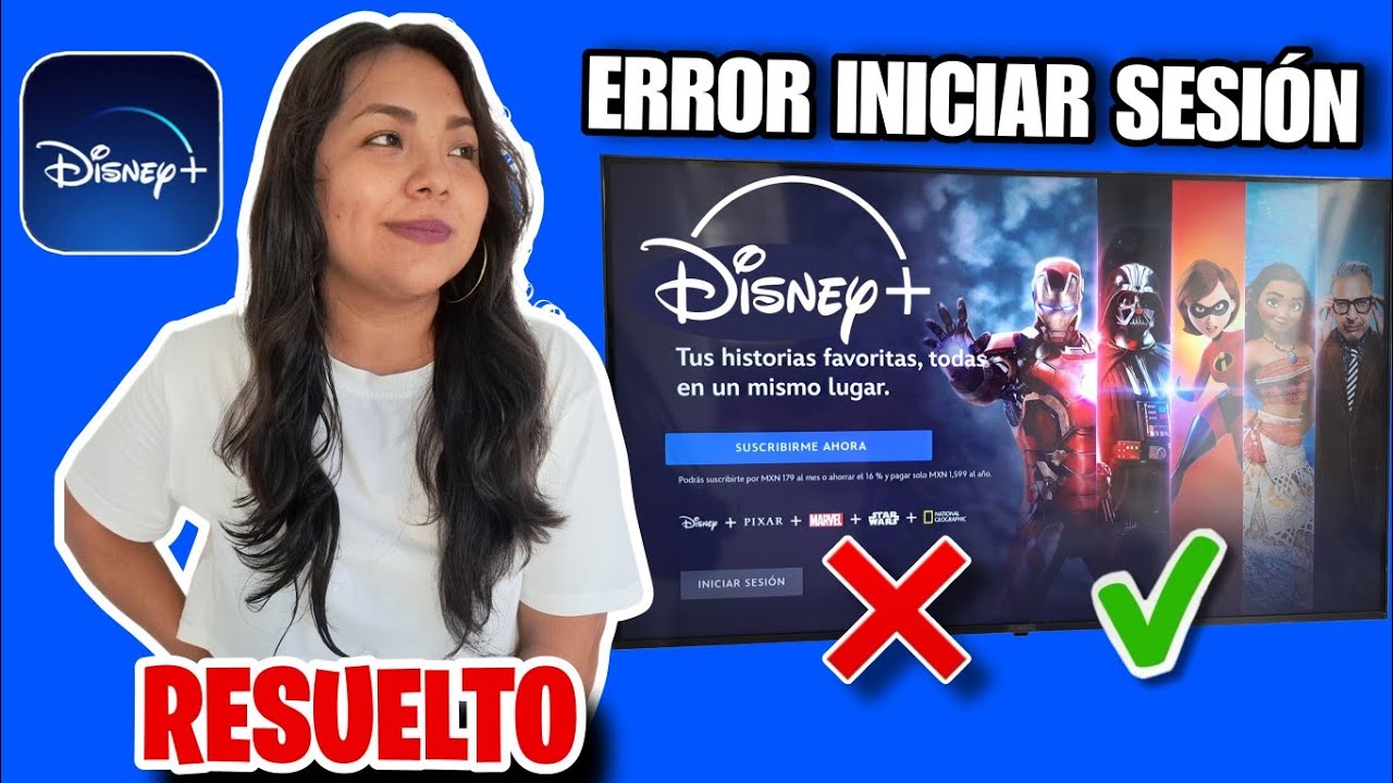 ✅️Solucion No Puedo Iniciar Sesión en Disney plus en mi smart tv