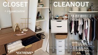 satisfying CLOSET CLEANOUT 2026: decluttering, organizing my clothes & donating