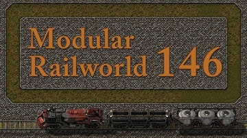 Factorio Modular Railworld #146 - West Wall and Solar Power