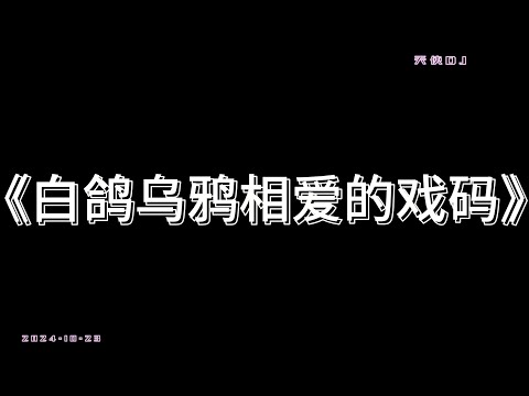 欢迎来到天使频道～～～歌曲《白鸽乌鸦相爱的戏码》歌词版（抖音热门歌曲）
